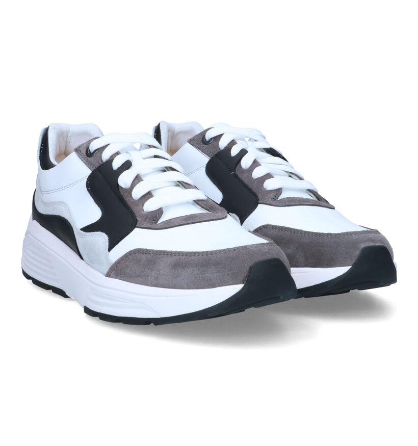 Xsensible Golden Gate Grijze Veterschoenen voor heren (324832) - geschikt voor steunzolen