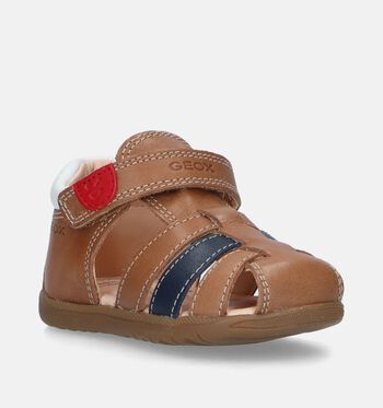 Geox Respira Sandales Cognac/Bleu