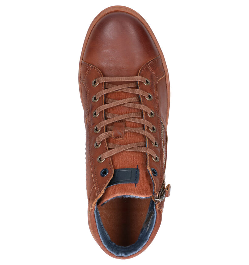 River Woods Rabbi Chaussures hautes en Cognac en cuir (259908)