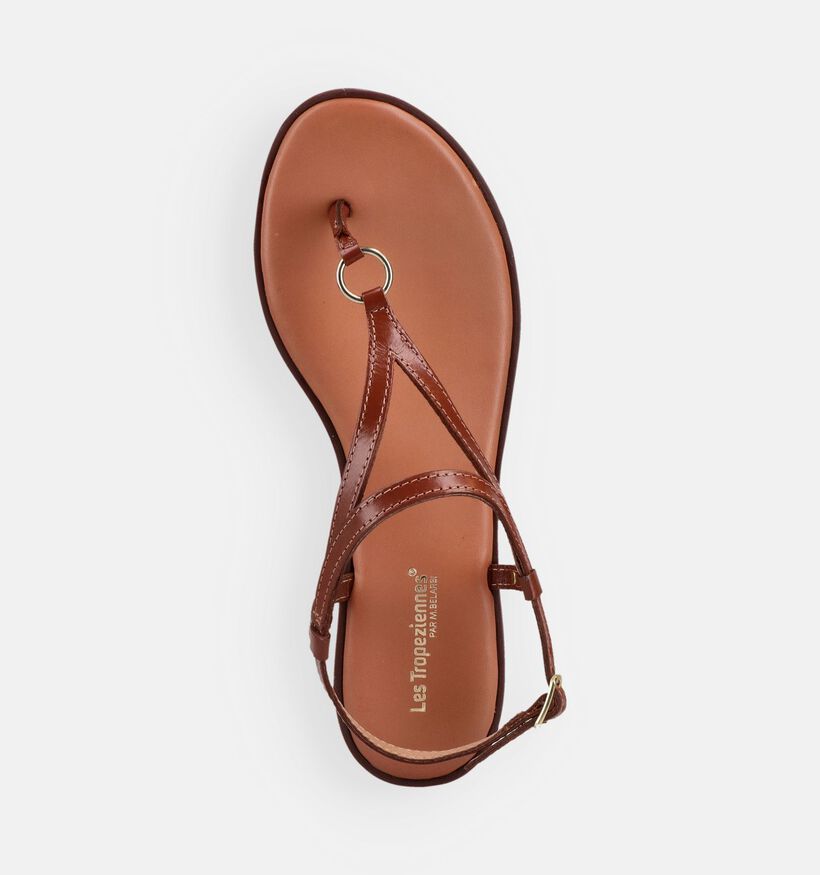 Les Tropeziennes Hatome Sandales en Cognac pour femmes (373226)