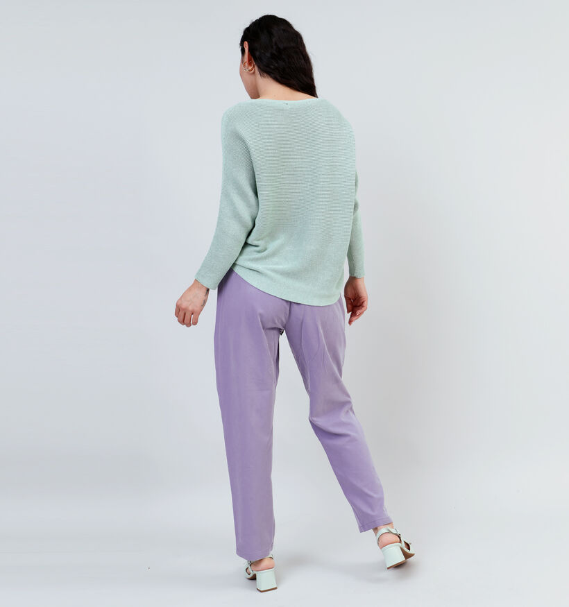 Orfeo Soane Pantalon large en Lilas pour femmes (340059)