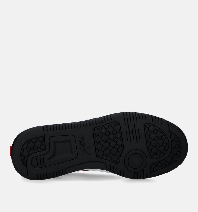 Puma Rebound v6 Zwarte Sneakers voor jongens, meisjes (342863)