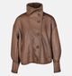Orfeo Maegan Donkerbruine Korte Jas voor dames (381654)