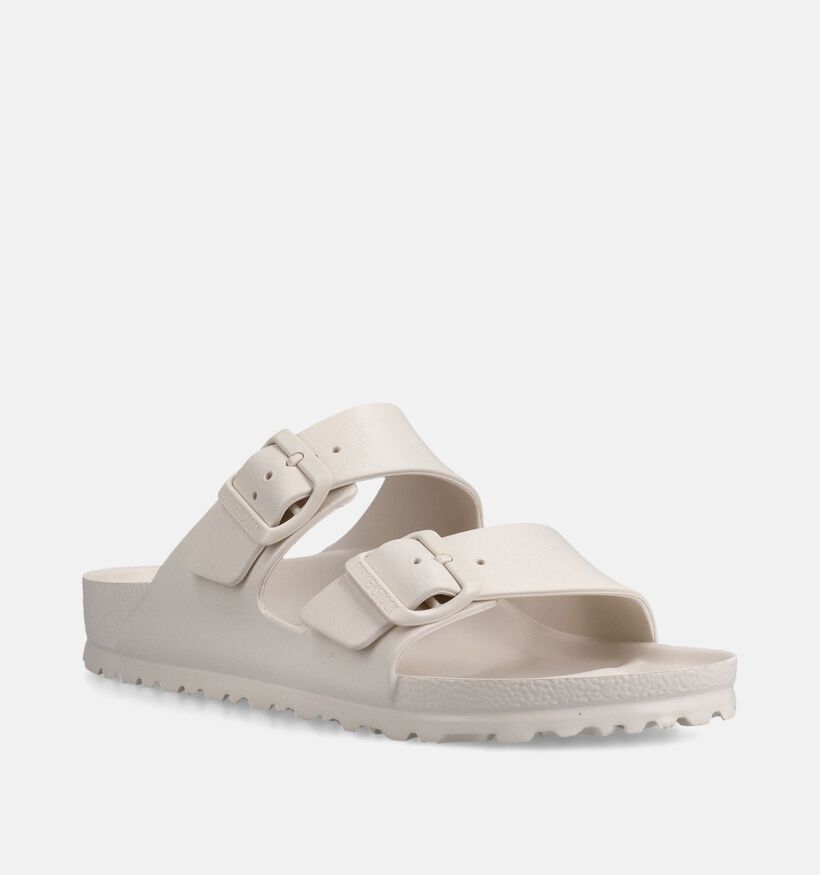 Birkenstock Arizona Claquettes en &Eacute;cru pour femmes (368221)