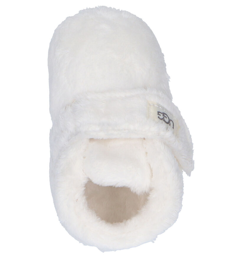 UGG Bixbee Pantoufles en Blanc en textile (254130)