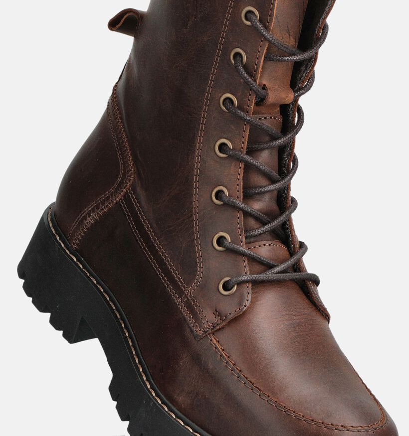 Laurent David Boots à lacets en Marron pour femmes (364489)
