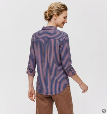 Vero Moda Blouses Marron/Bleu/Rose