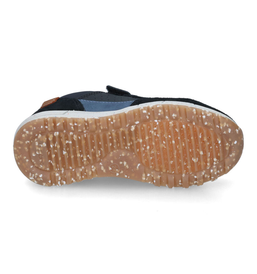 Geox Alben Zwarte Sneakers in leer (317589)