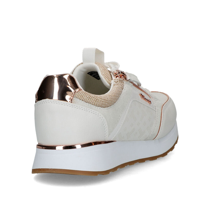 Tamaris Baskets casual en Beige pour femmes (320533) - pour semelles orthopédiques