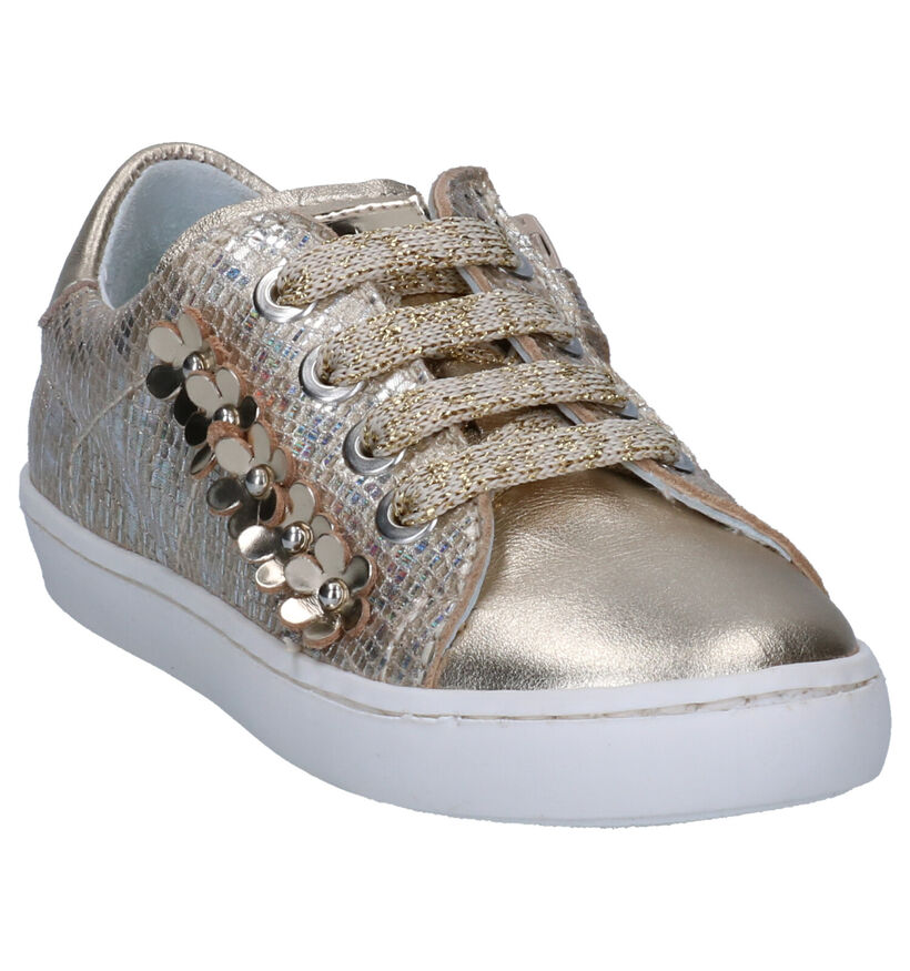 Beberlis Gouden Sneakers in leer (271457)