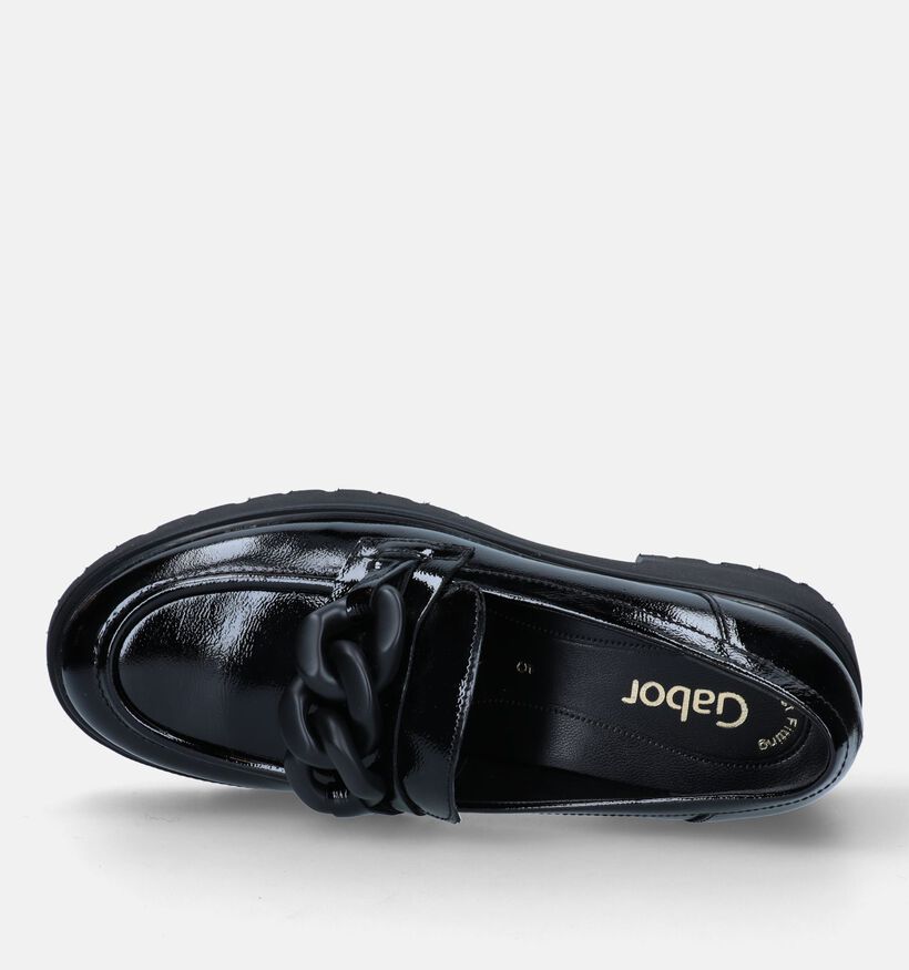 Gabor Best Fitting Mocassins en Noir pour femmes (331128) - pour semelles orthopédiques