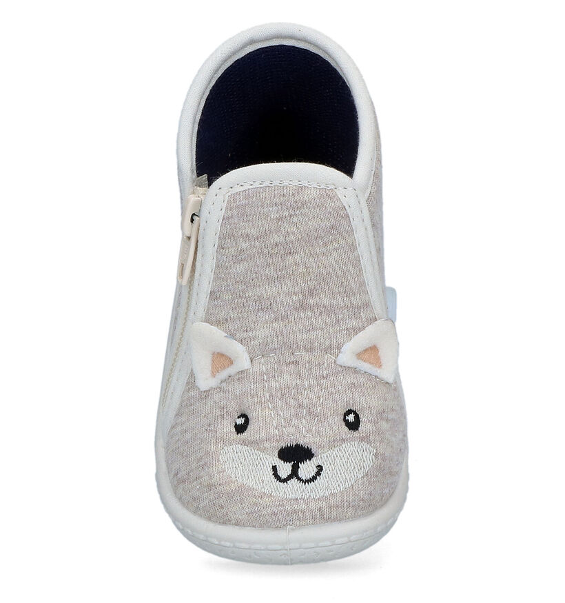 Milo & Mila Pantoufles pour bébé en Beige pour filles, garçons (349516)