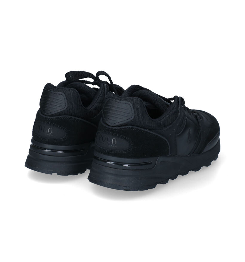 Polo Ralph Lauren Trackstr 200 Zwarte Sneakers voor heren (313112) - geschikt voor steunzolen