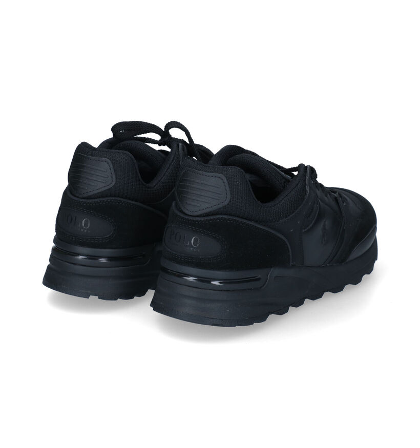 Polo Ralph Lauren Trackstr 200 Baskets en Noir pour hommes (313112) - pour semelles orthopédiques