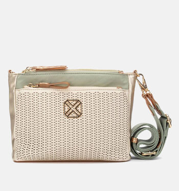 Xti Sacs port&eacute; crois&eacute; Beige/Vert