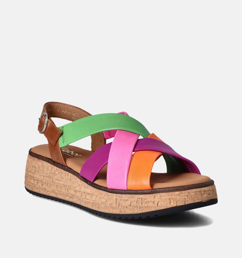 Gabor Roze Sandalen met sleehak voor dames (355023)