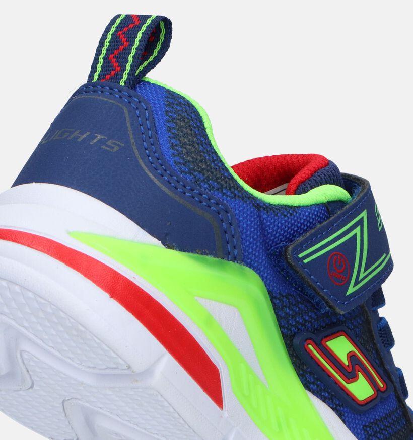 Skechers S Light Tri-Nmaics Blauwe Sneakers voor jongens (335708)