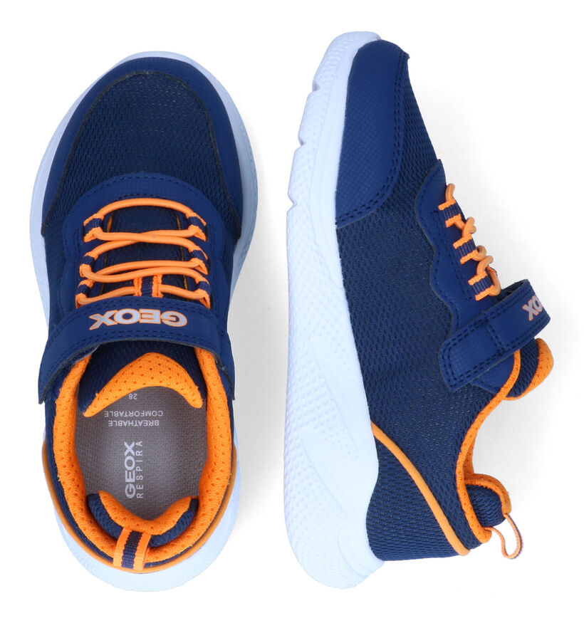 Geox Sprintye Groene Sneakers in kunstleer (311046)