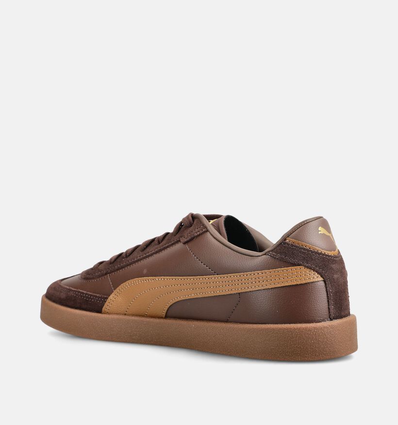 Puma Club II Era Donkerbruine Sneakers voor heren (375521) - geschikt voor steunzolen