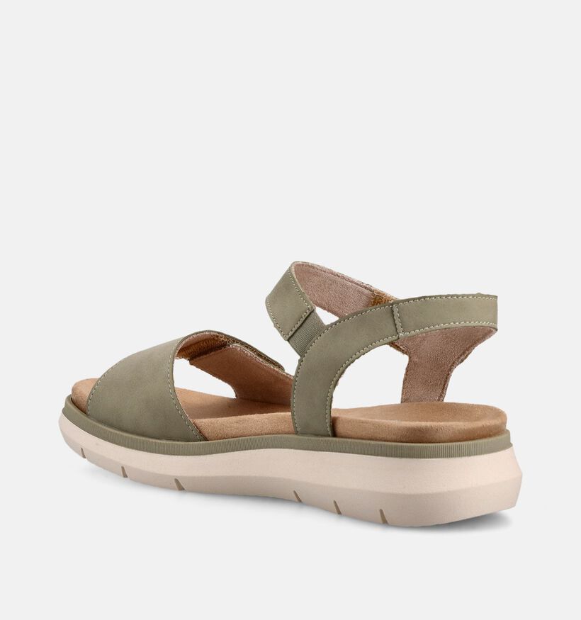 Remonte Groene Sandalen voor Steunzolen voor dames (370473) - geschikt voor steunzolen