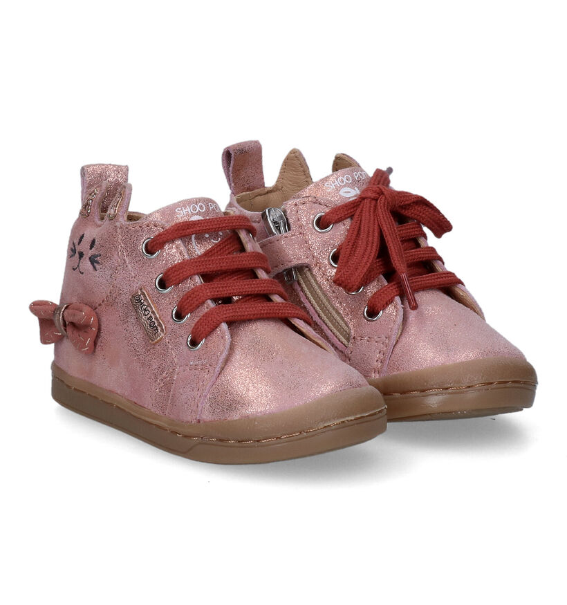 Shoo Pom Kiki Wou Chaussures pour bébé en Roze pour filles (314434)