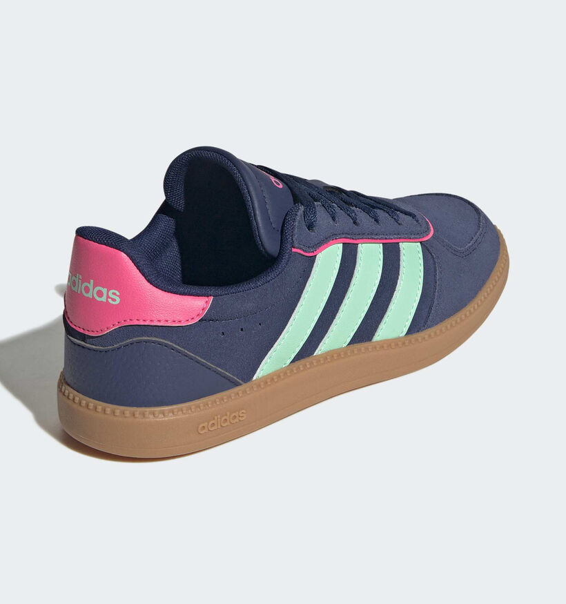 adidas Breaknet Sleek Donkerblauwe/Multi Sneakers voor meisjes (375466)