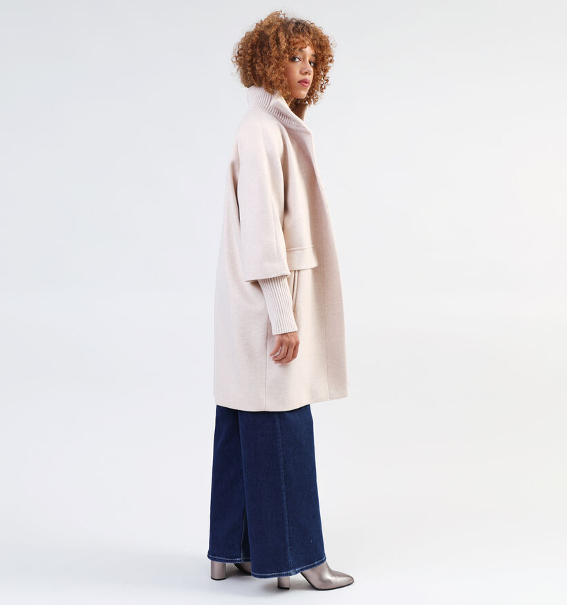comma Manteau mi-long en Beige pour femmes (332030)
