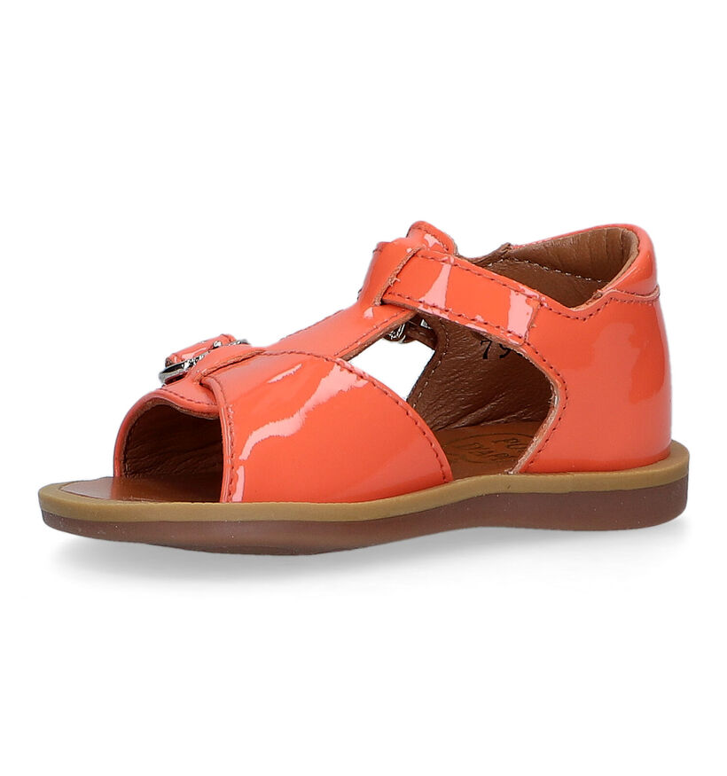 Pom d'Api Poppy Buckle Sandales en Rose pour filles (322871)