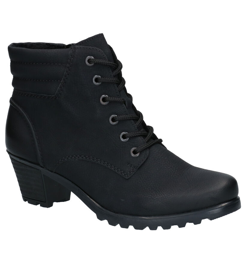 Rieker Bottines avec lacets en Noir pour femmes (328460)