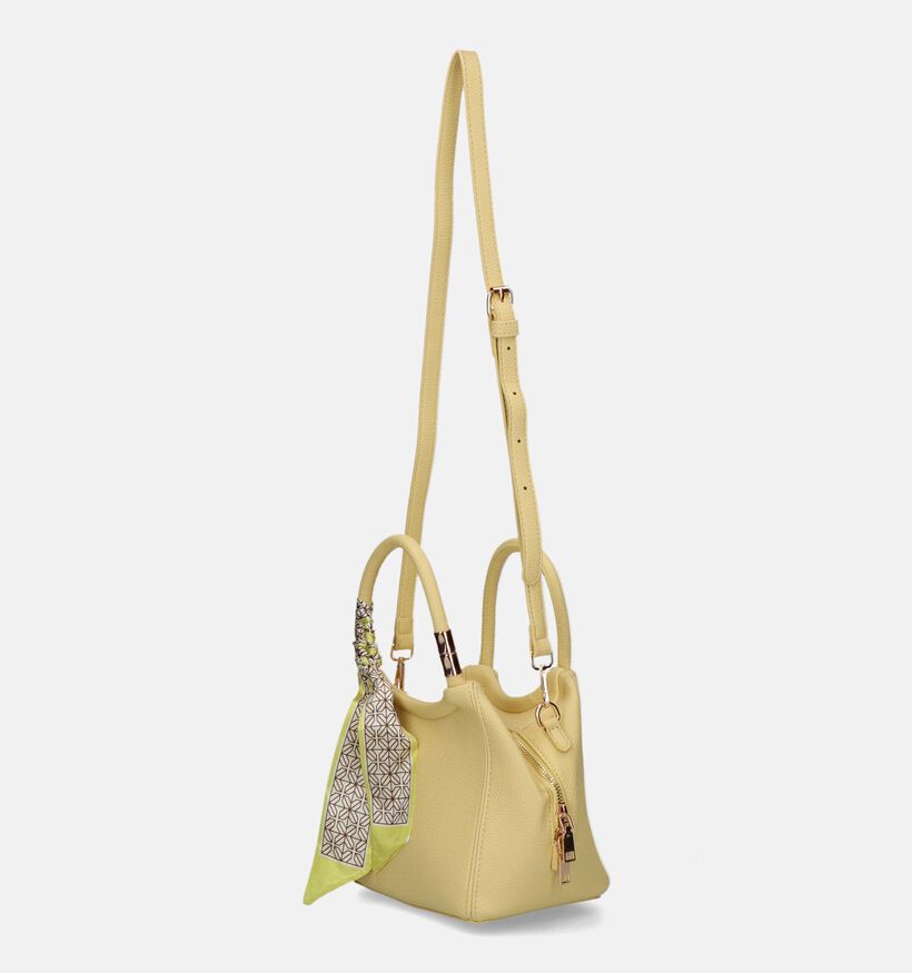 Elegance Du Marais Sac à main avec bandoulière en Jaune pour femmes (349235)