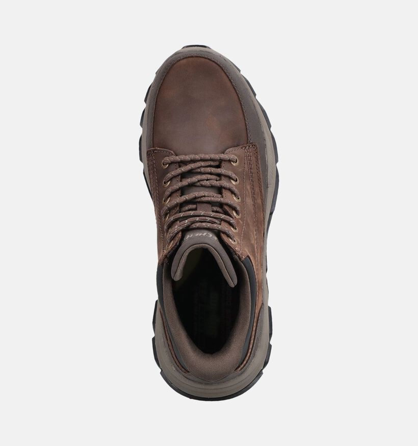 Skechers Santoro Fenwick Boots &agrave; lacets en Marron pour hommes (377866)