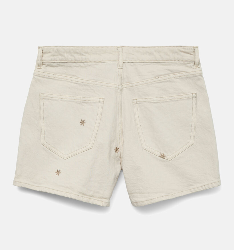 Vero Moda Tess Short en Écru pour femmes (358788)