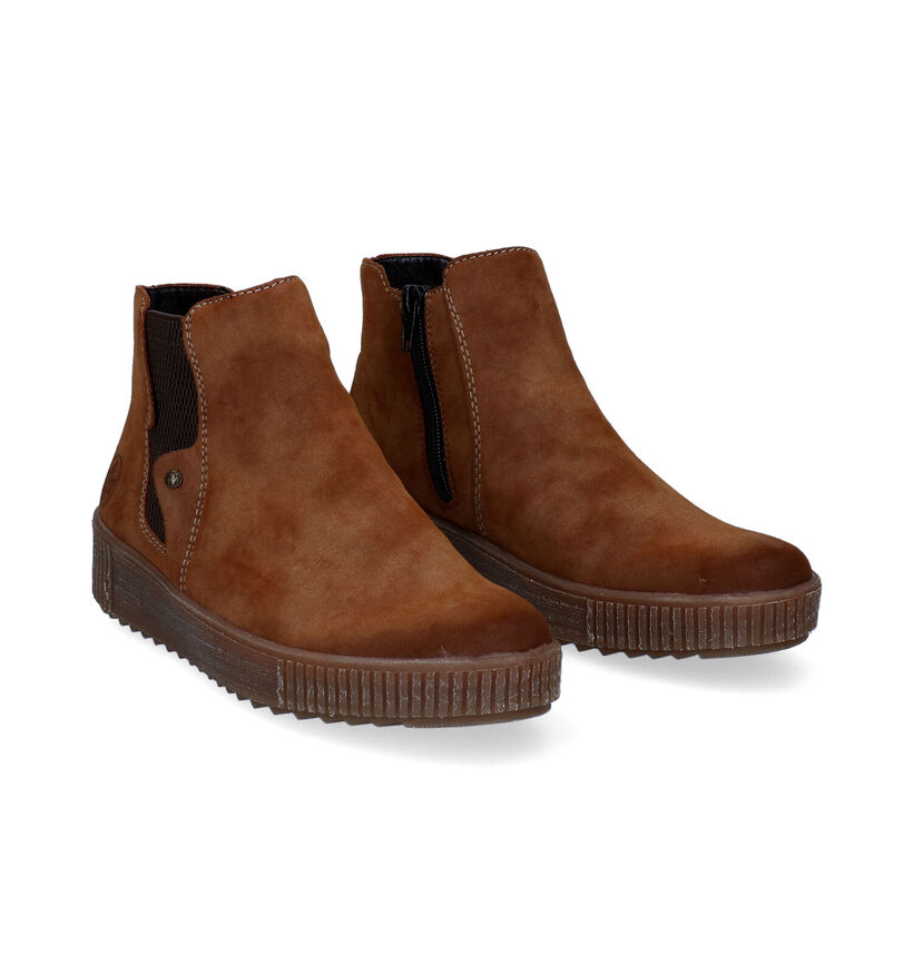 Rieker Cognac Bottines in nubuck (297942)