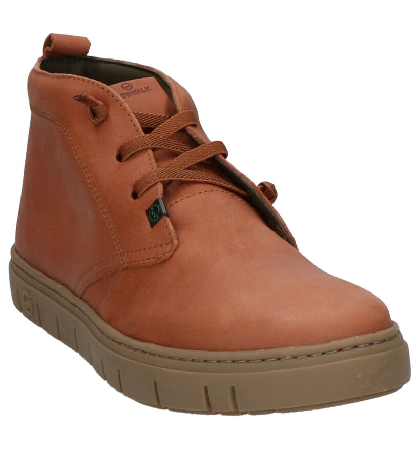 Slowwalk Lucian Chaussures sans lacets en Cognac en cuir (258733)