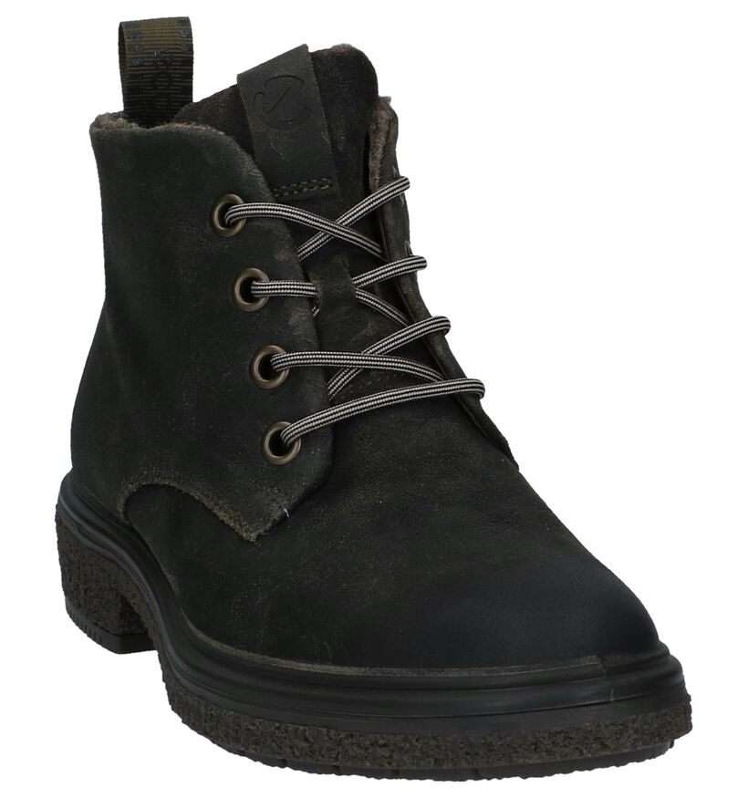 ECCO Crepetray Bottillons en Vert kaki en daim (235917)