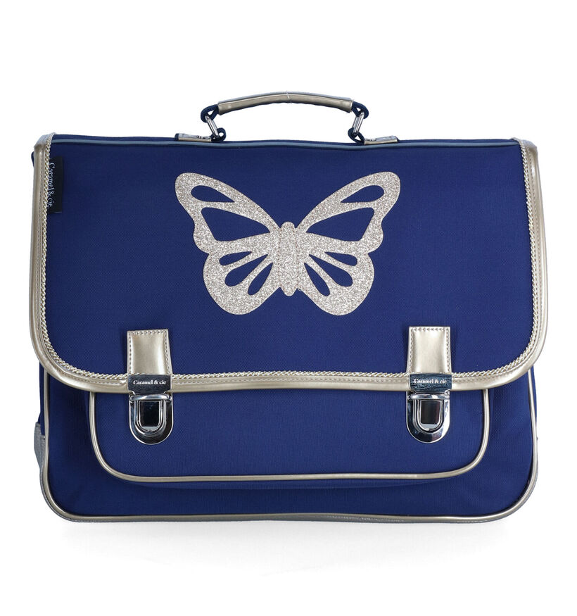 Caramel & cie. Cartable en Bleu en textile (310455)