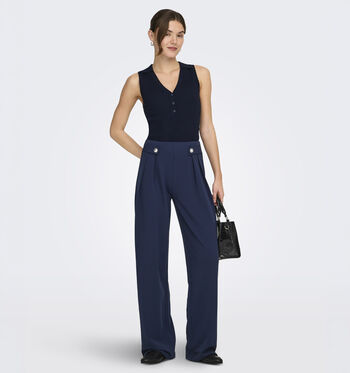 JDY Topjes Wit/Geel/Blauw