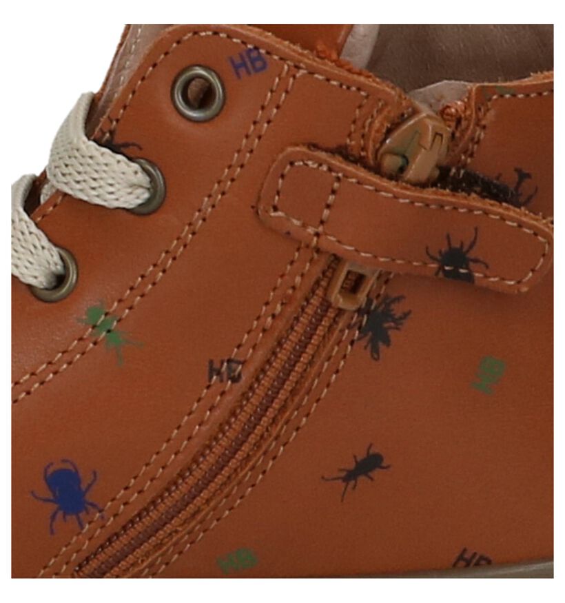 Hampton Bays Chaussures hautes en Cognac en cuir (232369)