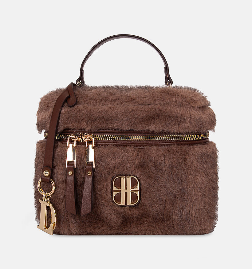 Laurent David Donkerbruine Handtas voor dames (381492)