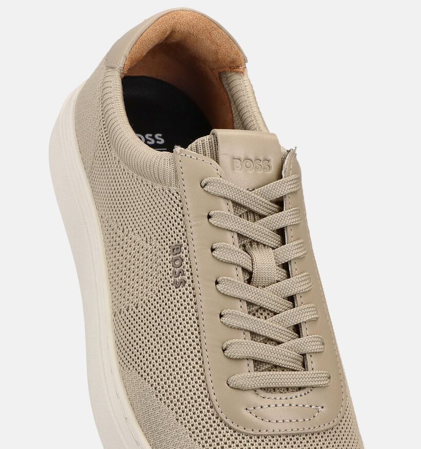 BOSS Kieran Chaussures &agrave; lacets en Beige pour hommes (369006) - pour semelles orthop&eacute;diques