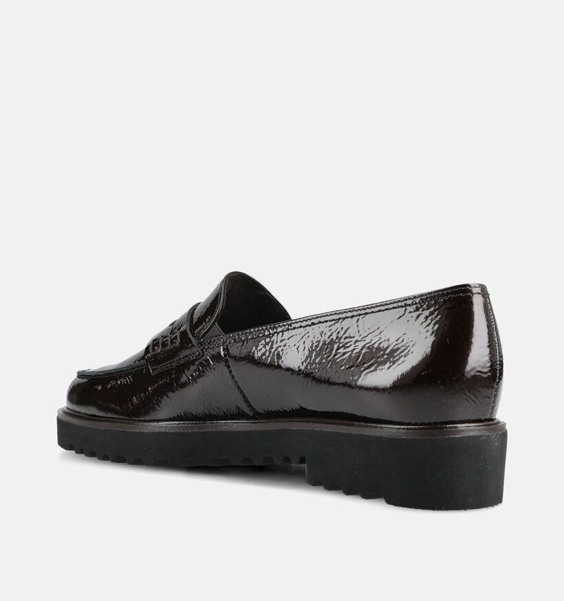 Paul Green Chaussures plates en Brun fonc&eacute; pour femmes (379781)