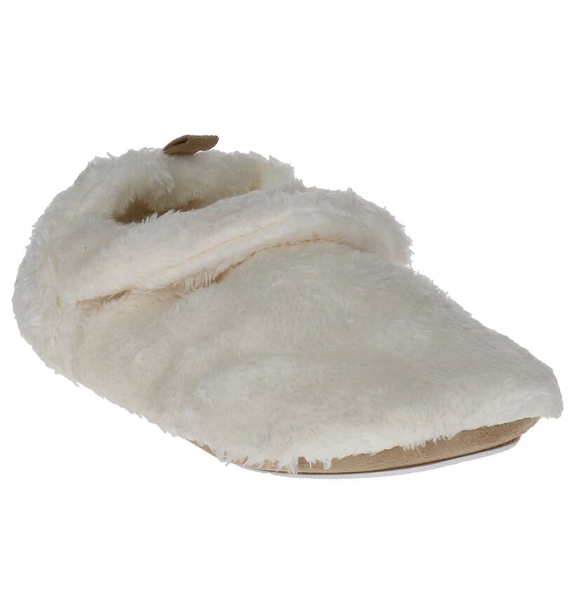 Youh! Ecru Pantoffels in faux fur (234588)