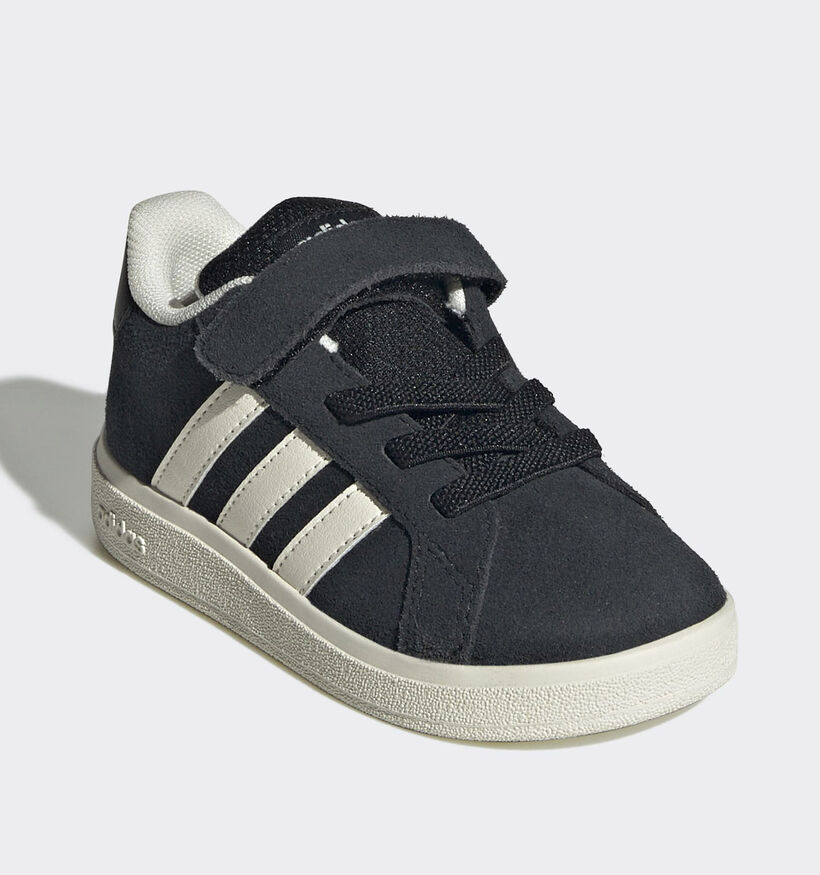 adidas Grand Court 00s Zwarte Sneakers voor jongens (365384) - geschikt voor steunzolen