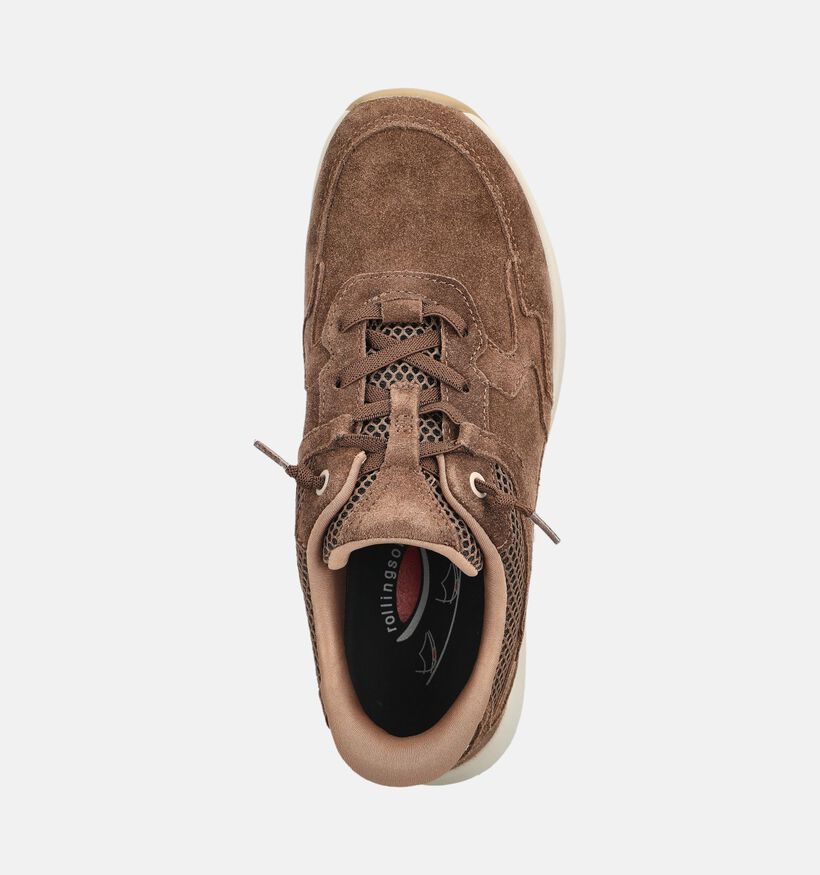 Gabor Bruine Sneakers voor dames (376935) - geschikt voor steunzolen