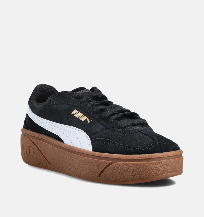 Puma Club II Era Baskets en Noir pour femmes (359144) - pour semelles orthopédiques