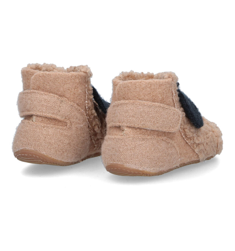 Living Kitzbühel Pantoufles pour bébé en Brun clair pour garçons (317009)