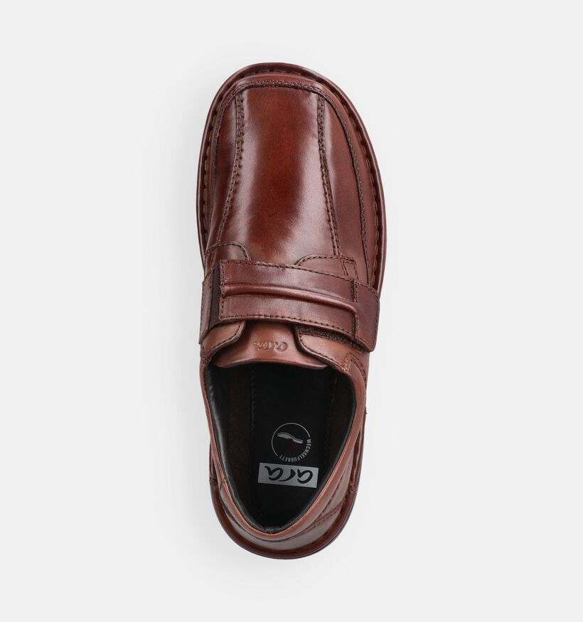 Ara Chaussures confort en Cognac pour hommes (373264) - pour semelles orthop&eacute;diques