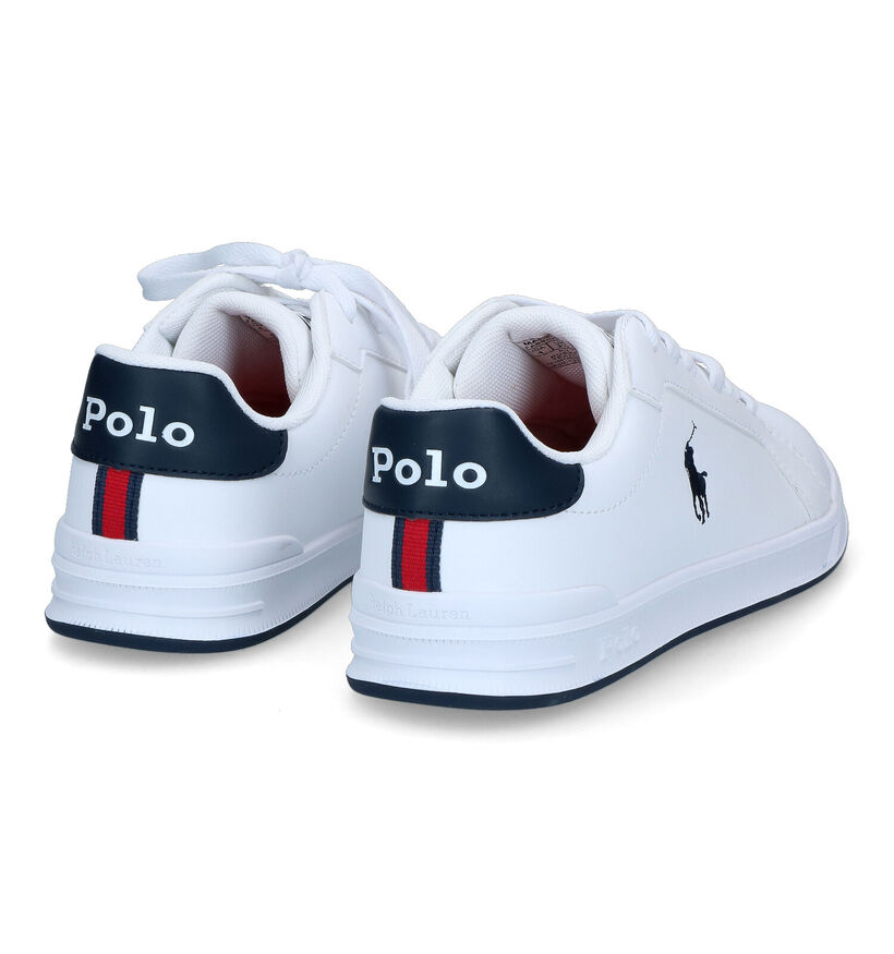 Polo Ralph Lauren Heritage Chaussures à lacets en Blanc pour garçons (320150)