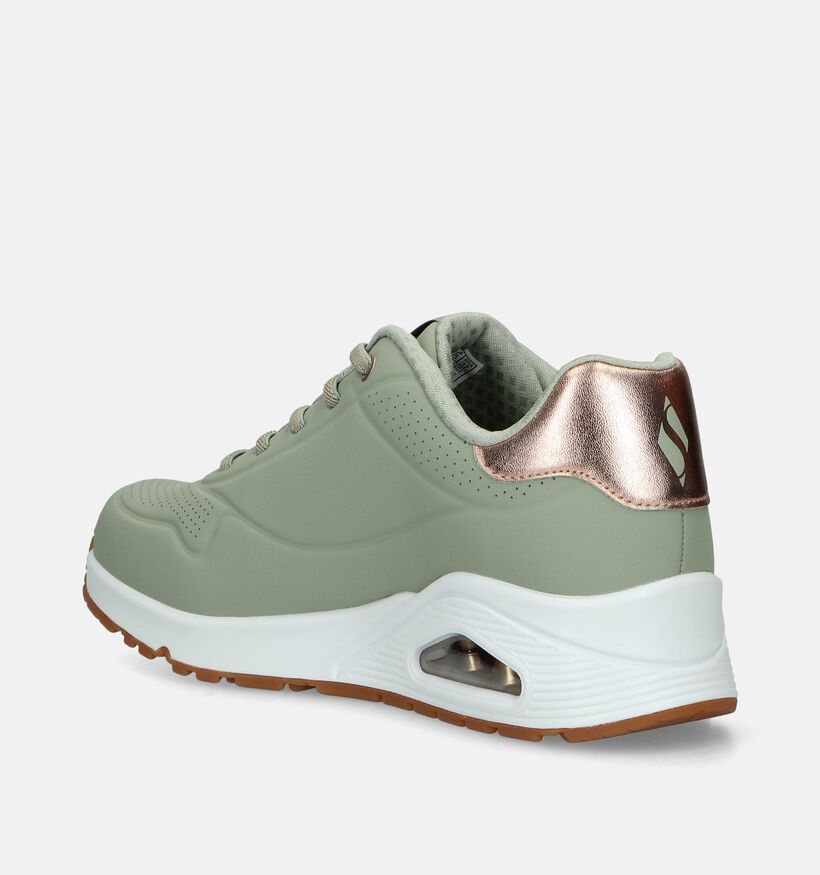 Skechers Uno Shimmer Nude Sneakers voor dames (350492)