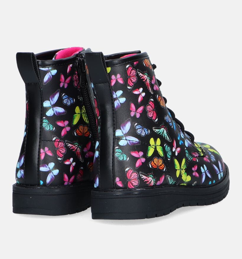 Skechers Gravlen Butterfly Squad Zwarte Boots voor meisjes (327980)